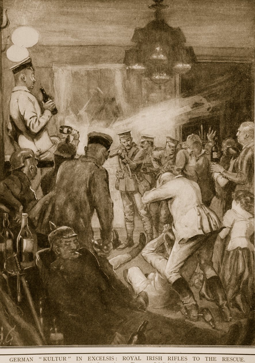 Tysk Kultur in Excelsis: Royal Irish Rifles til unnsetning, 1914-19 av English School
