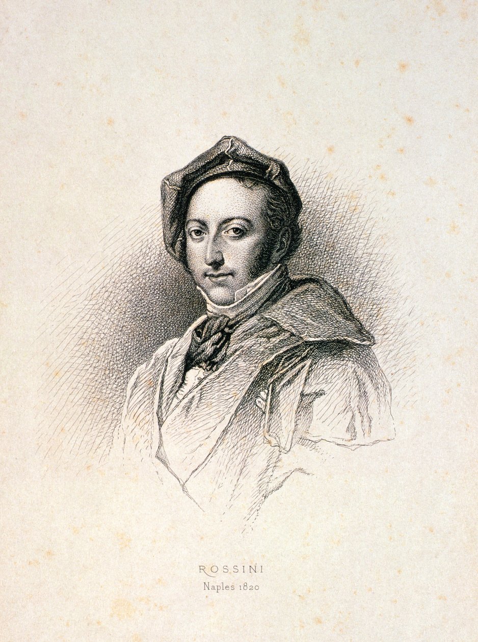 Gioacchino Antonio Rossini (1792-1868) 1820 av English School