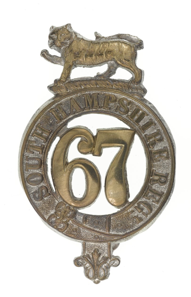 Glengarry-merke, ca. 1875 (messing) av English School