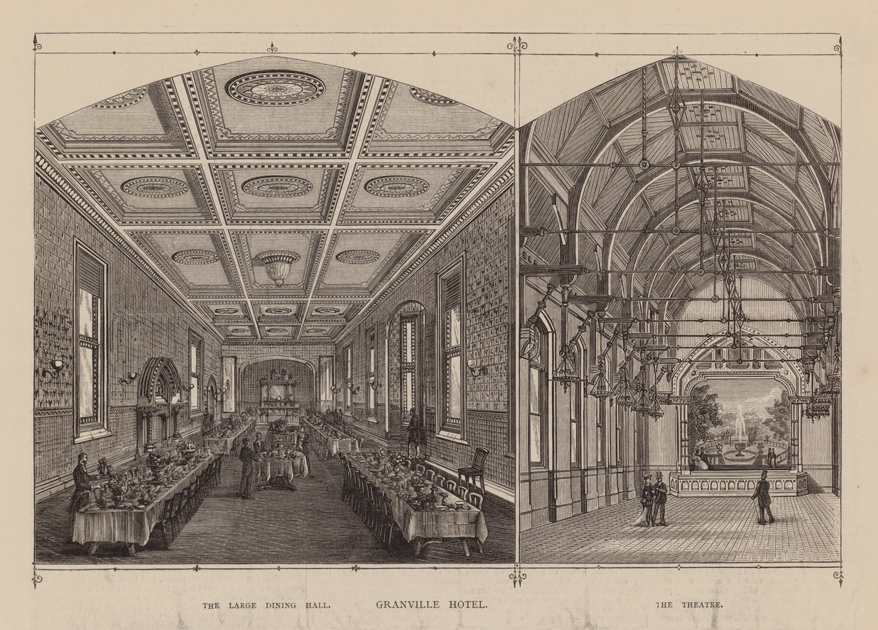 Granville Hotel (gravering) av English School