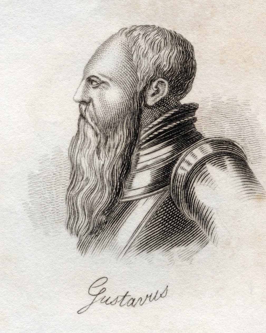 Gustav I, fra Crabbs Historical Dictionary, utgitt 1825 av English School