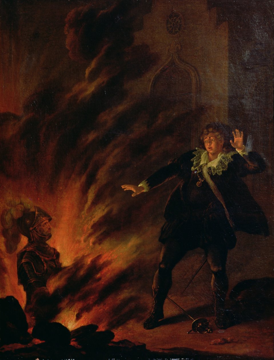 Hamlet og hans fars spøkelse av English School