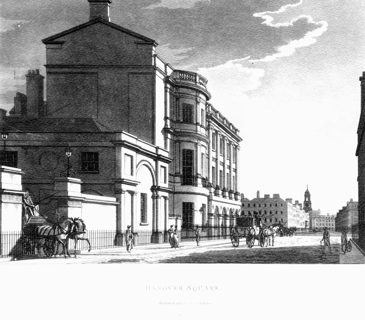 Hannover Square, 1800 av English School