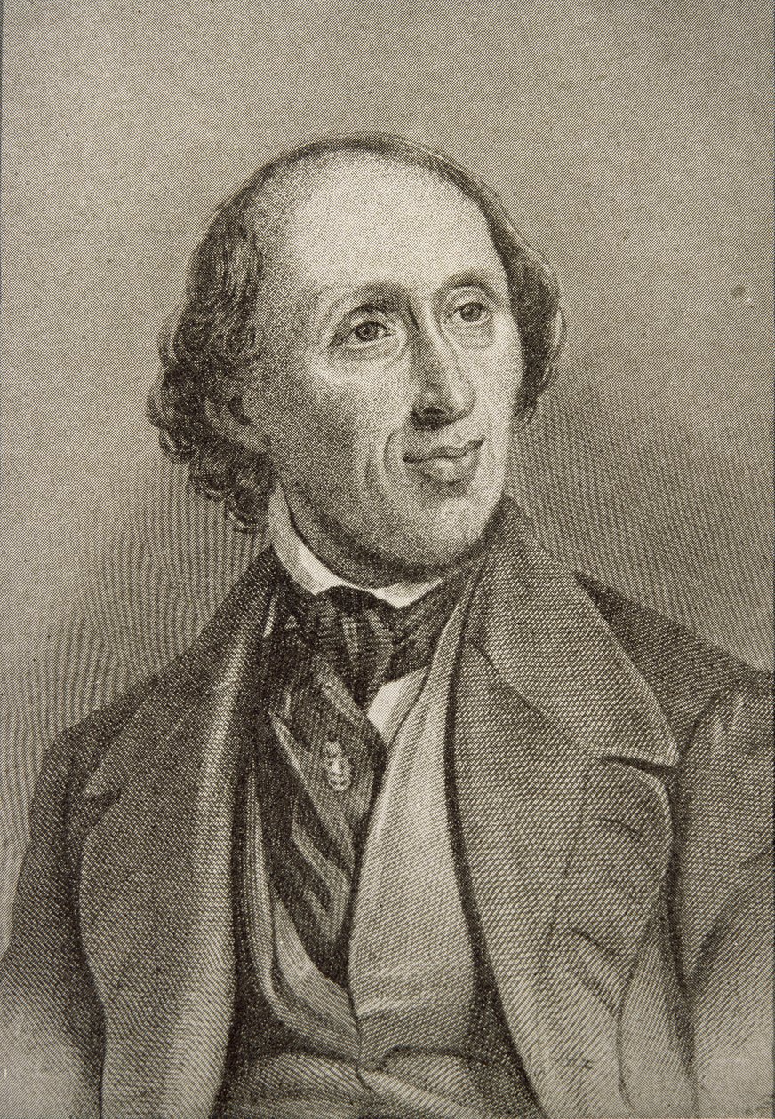 Hans Christian Andersen (1805-75) av English School