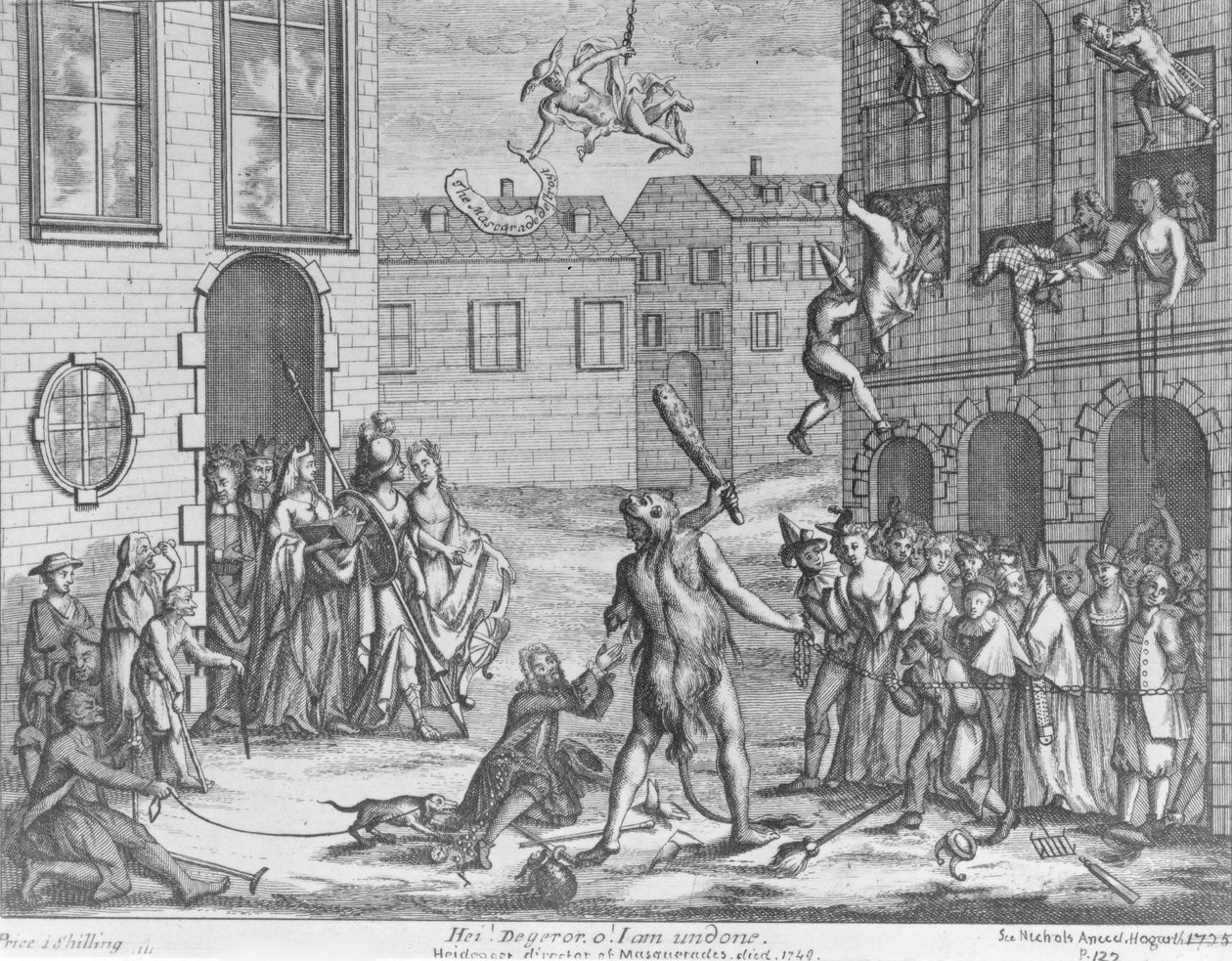 Hei! Degeror O! I am undone! Circa 1724 av English School