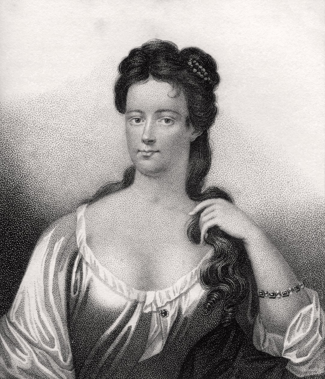 Henrietta Knight, gravert av Bocquet, illustrasjon fra 