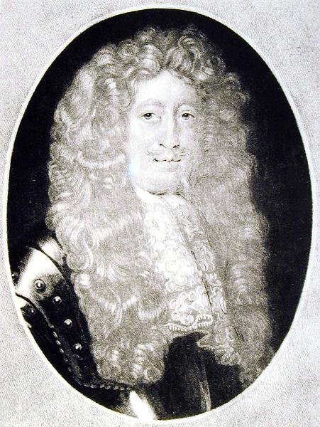 Henry Howard (1628-84) 6. hertug av Norfolk, illustrasjon fra Portraits of Characters Illustrious in British History, gravert av Richard Earlom (1743-1822) og Charles Turner (ca. 1775-1857) (mezzotint) av English School
