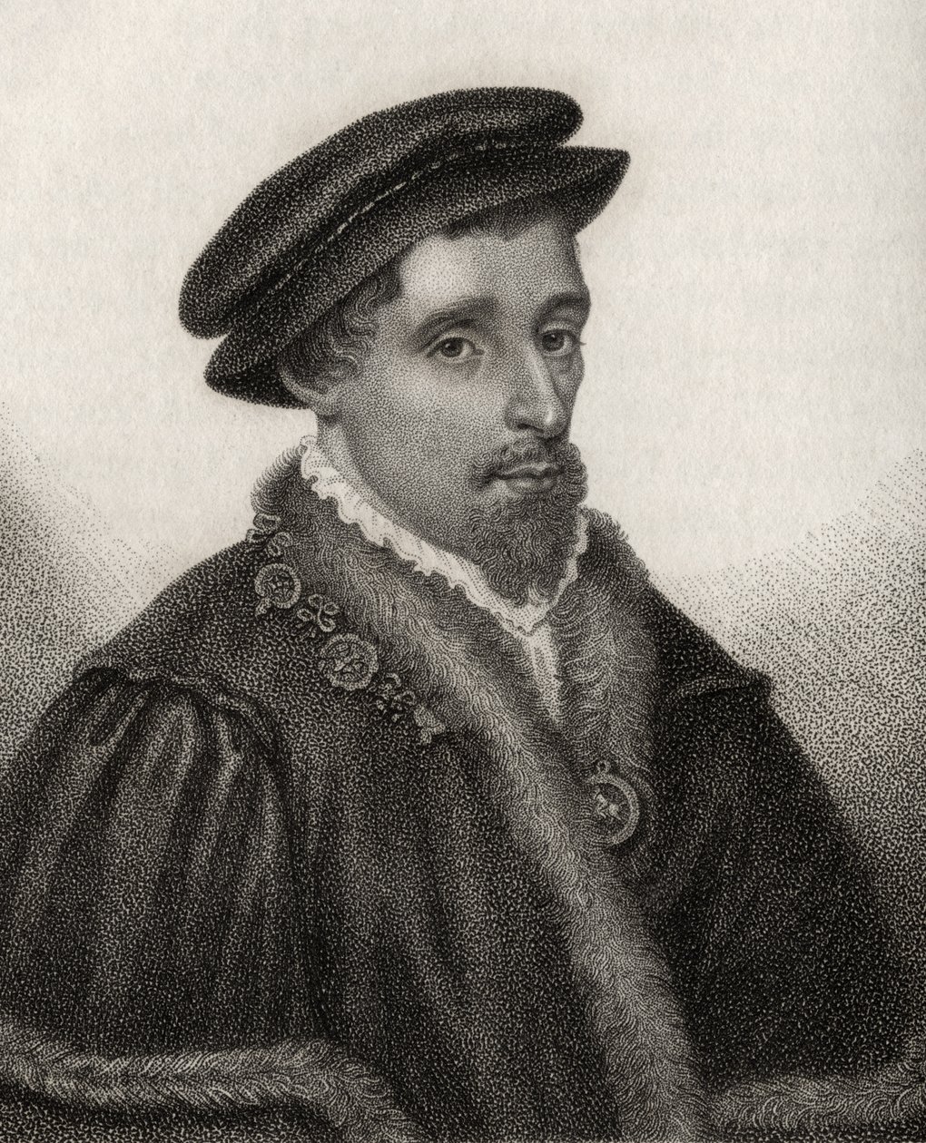 Henry Howard, jarl av Surrey, gravert av Rivers, fra 