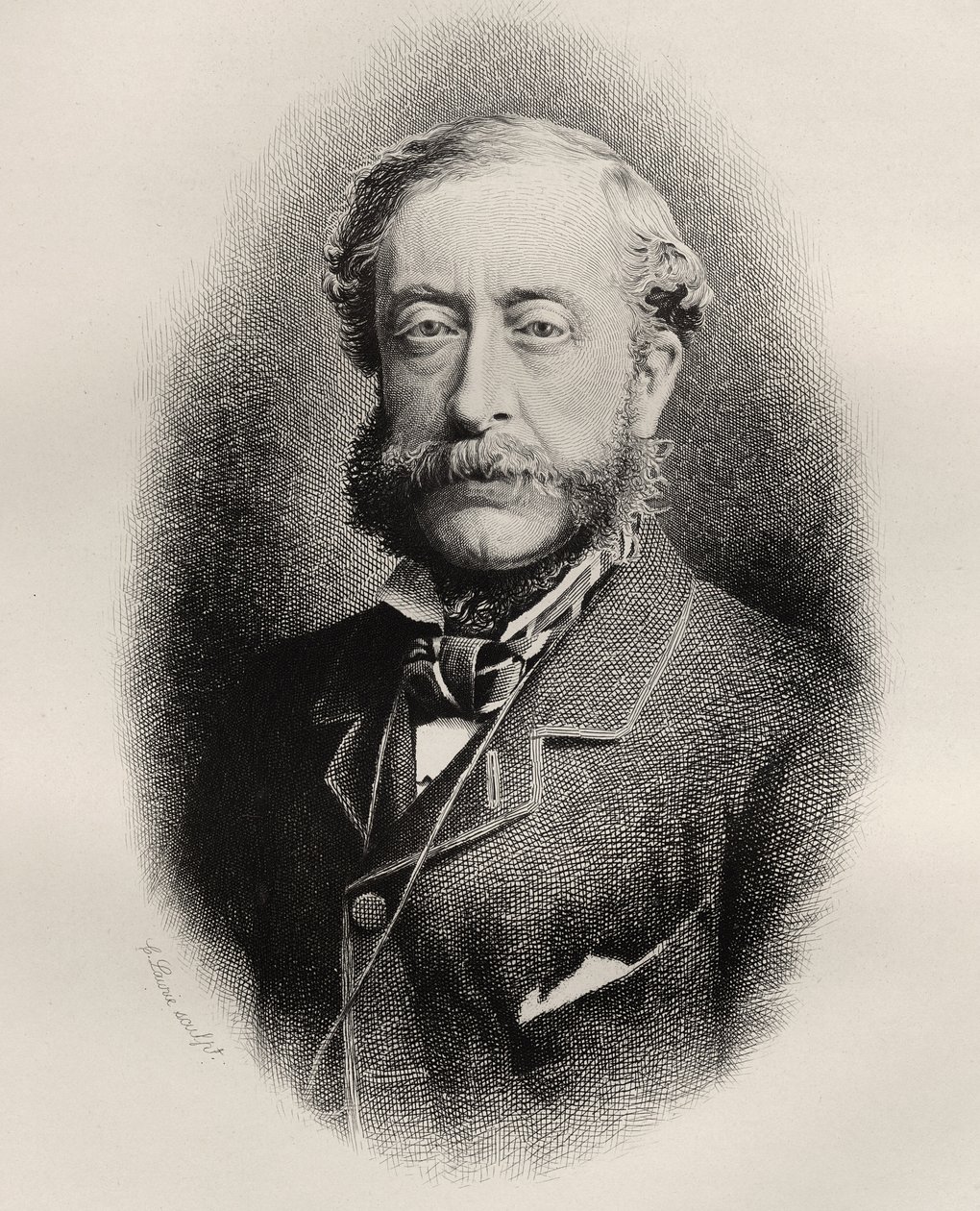 Henry Howard Molyneux Herbert, 4. jarl av Carnarvon, gravert av C. Laurie, fra 