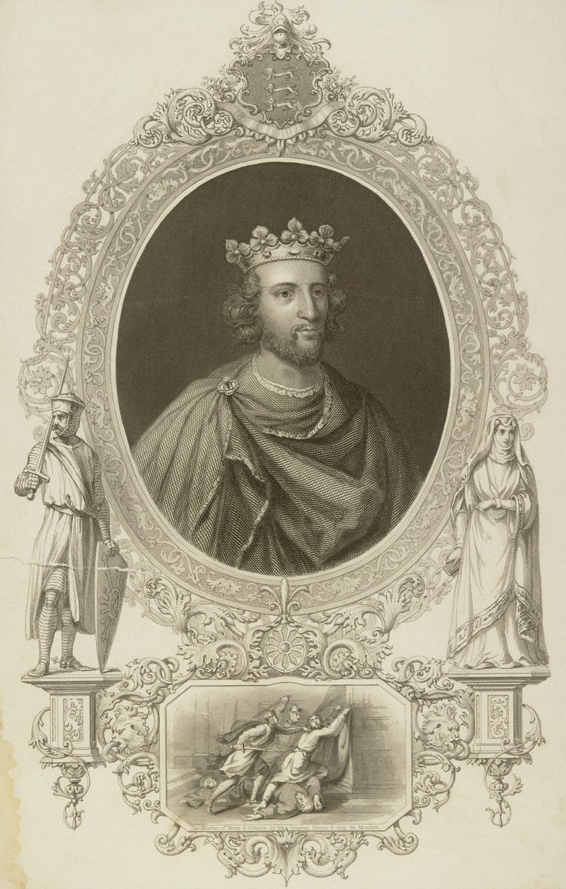 Henry III (1207-72) Konge av England fra 'The Gallery of Portraits', utgitt 1833 av English School