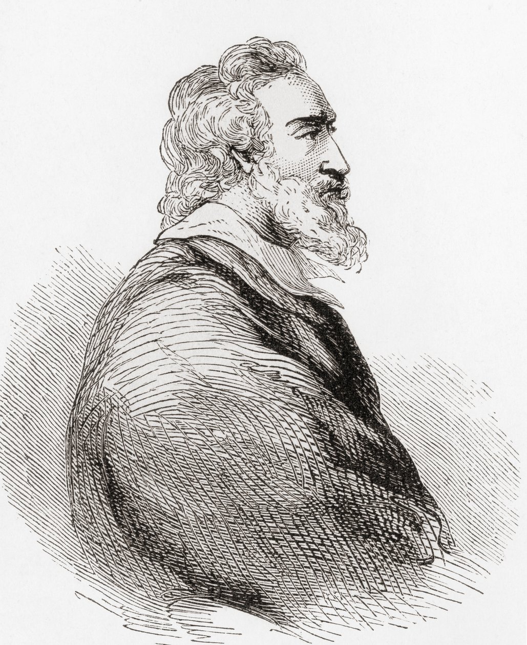 Henry IV, aka Good King Henry, 1553-1610, fra Ward and Locks Illustrated History of the World, pub. ca. 1882 av English School