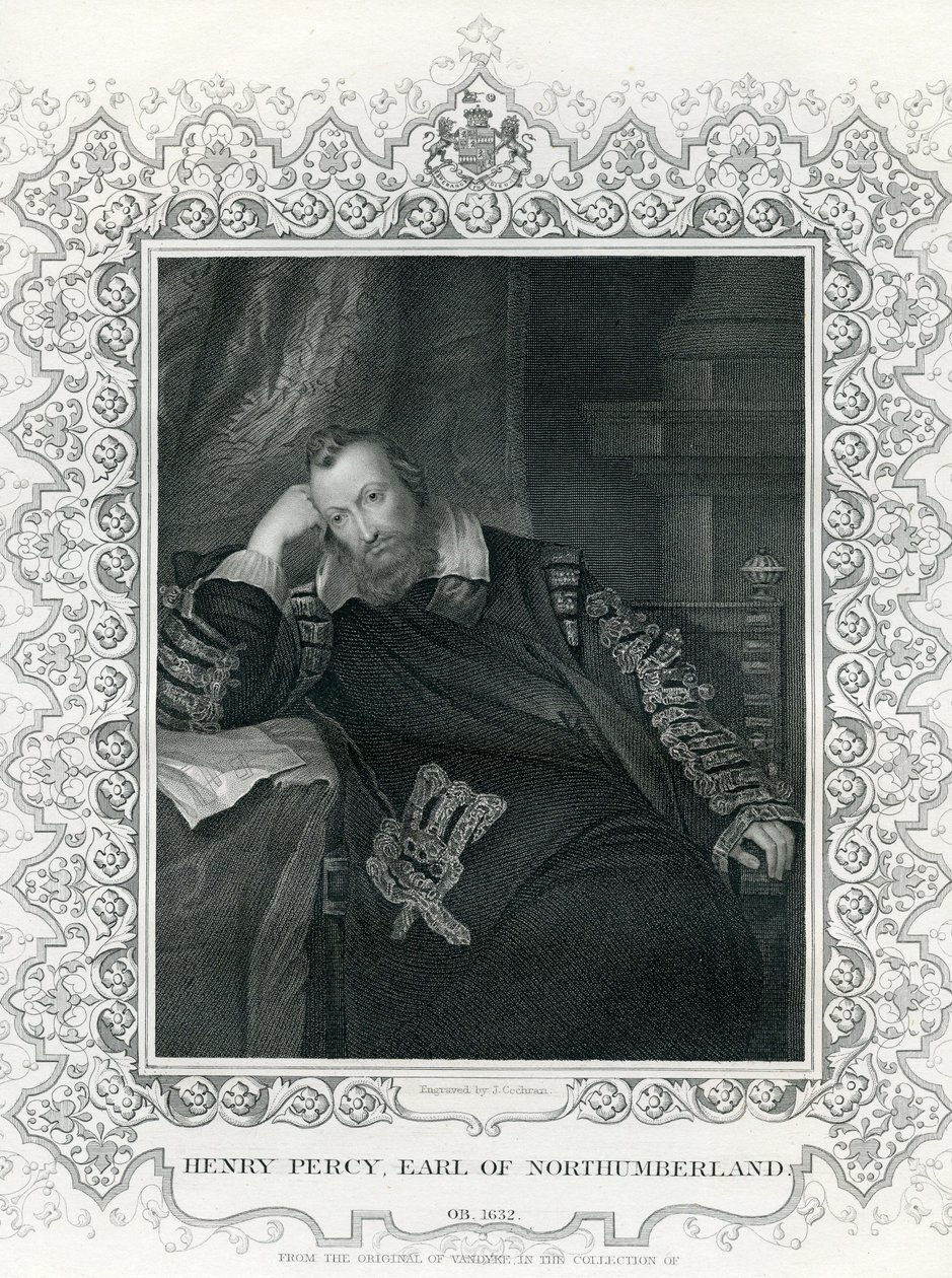 Henry Percy, 9. jarl av Northumberland (1564–1632) av English School