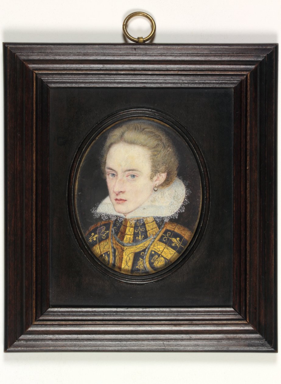 Henry Prince of Wales (akvarell på vellum) av English School