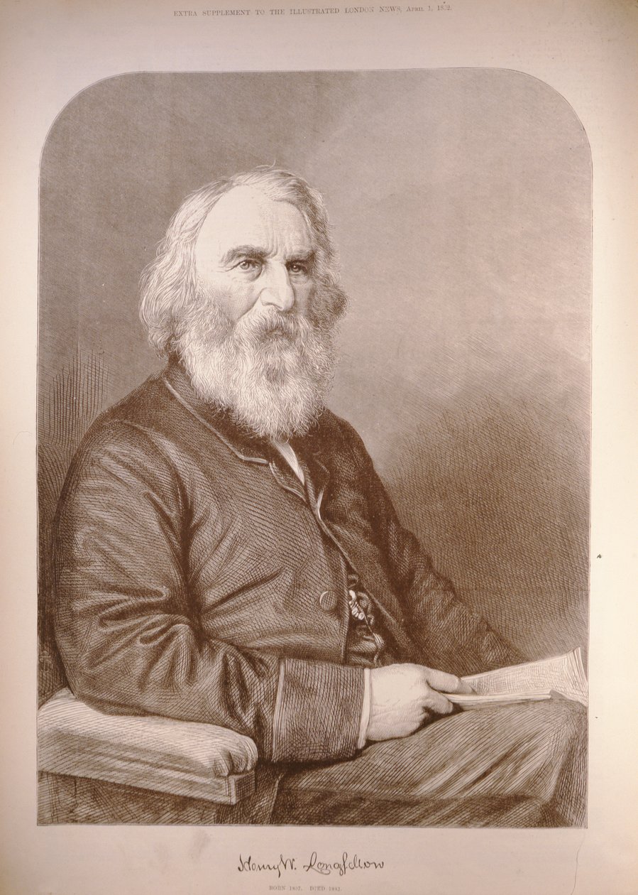 Henry Wadsworth Longfellow (1807-82) fra 
