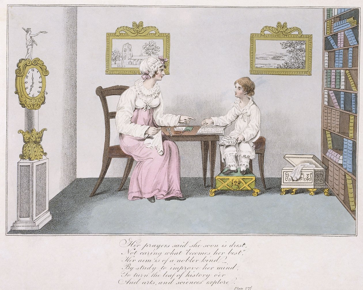 Hennes bønner, 1817 av English School