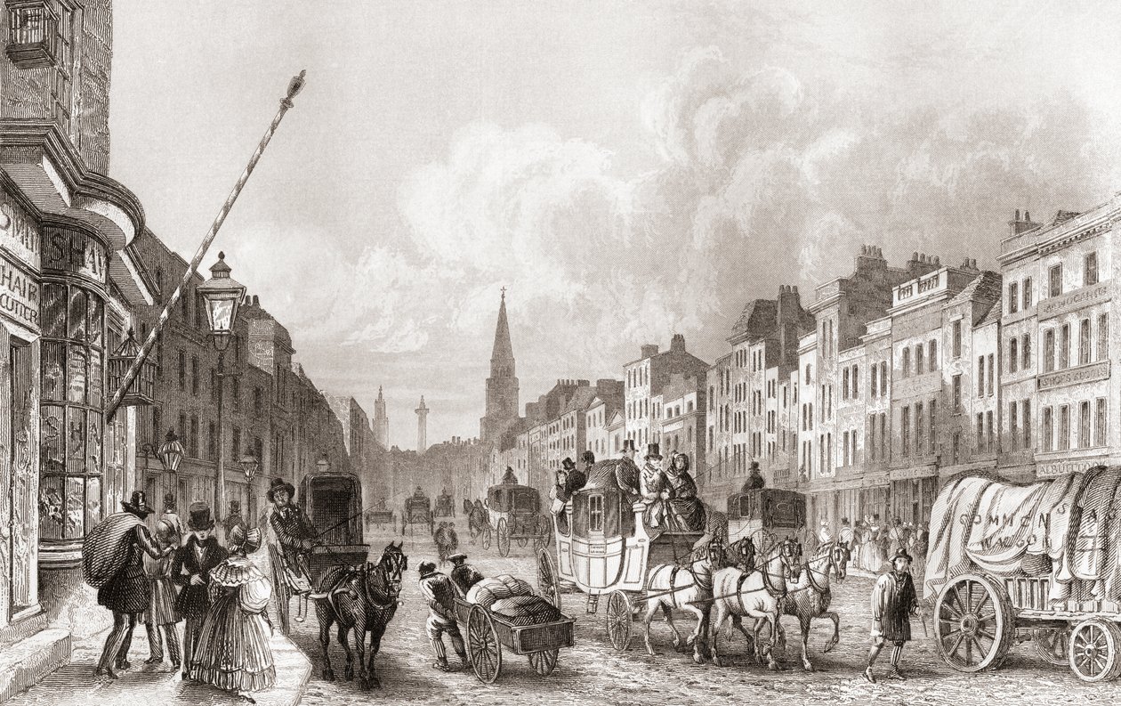 High Street, Whitechapel, London, England av English School