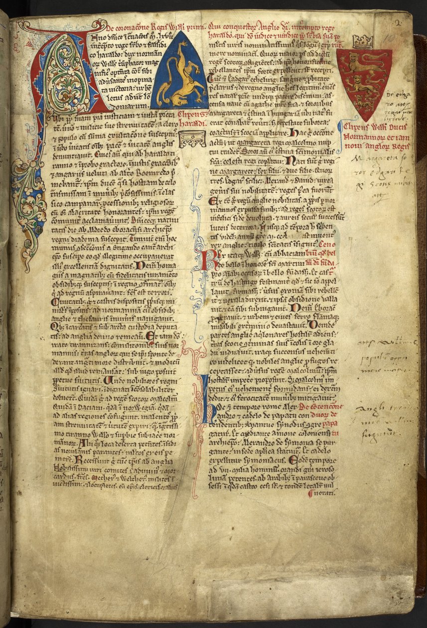 Engelskens historie. Matthew Paris. England (St Albans) av English School