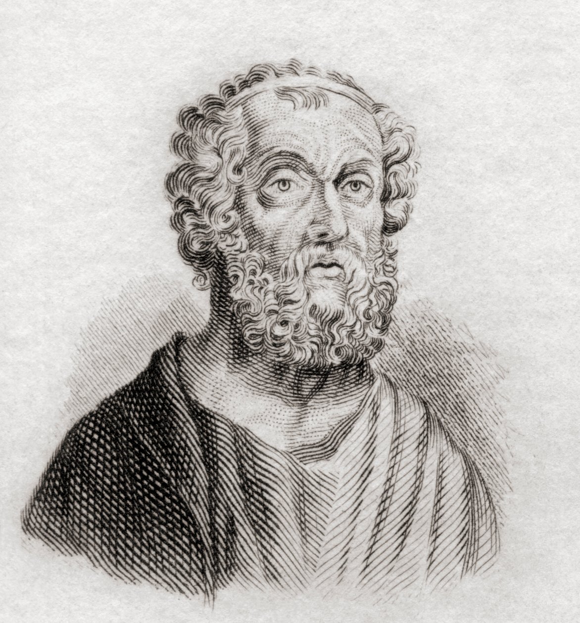 Homer, 1825 av English School