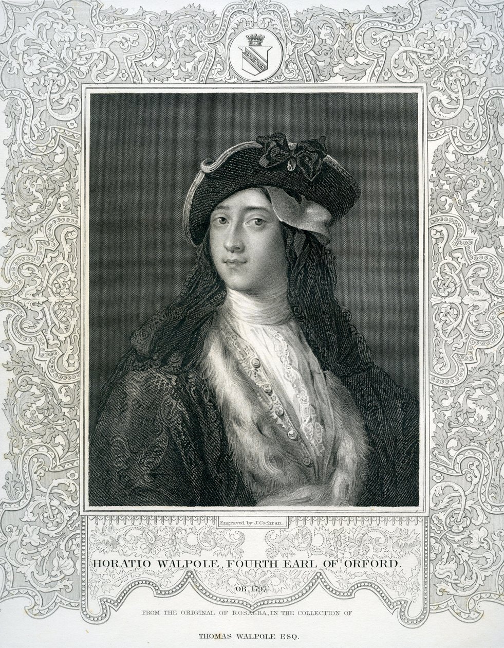 Horatio Walpole, fjerde jarl av Orford (1717-97) av English School
