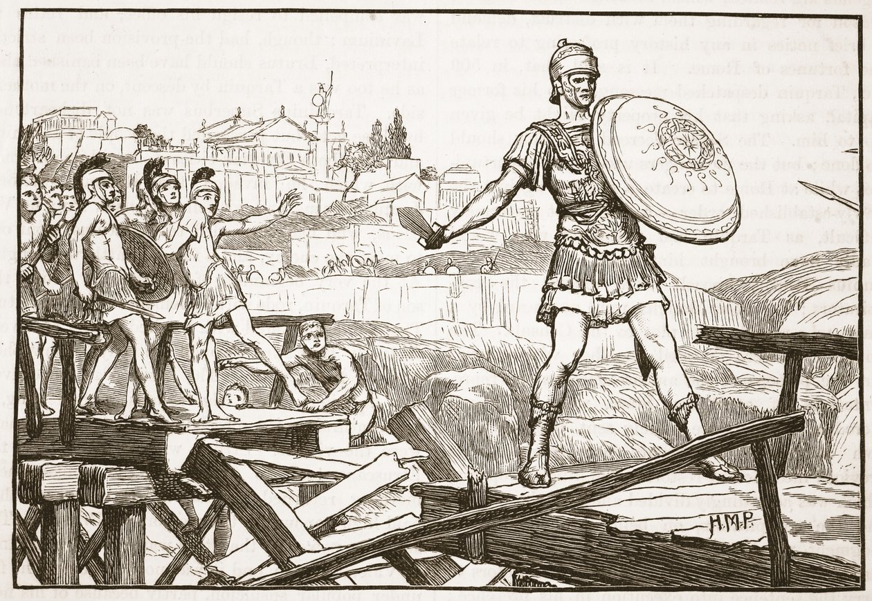 Horatius Cocles forsvarer broen av English School