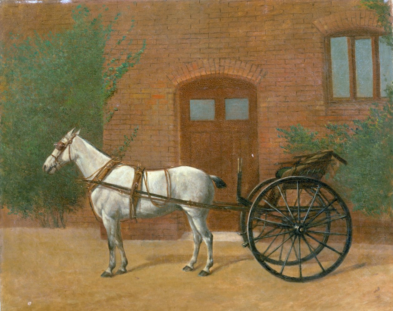 Hest koblet til en turvogn (par til 416405) av English School