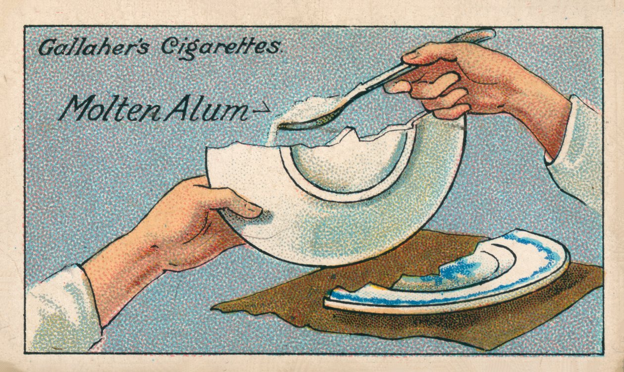 Hvordan reparere ødelagt porselen (chromolitho) av English School