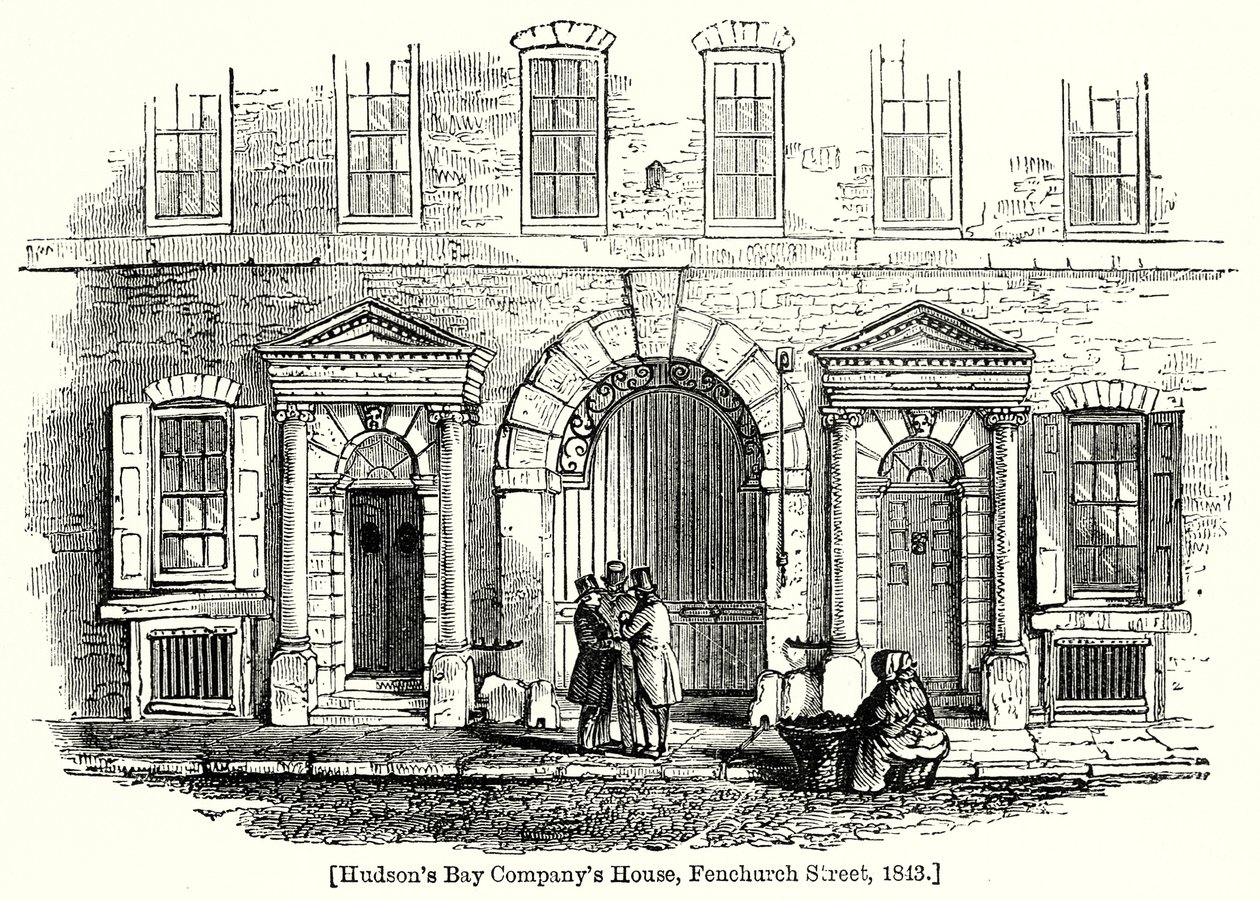 Hudson#39;s Bay Companys hus, Fenchurch Street av English School