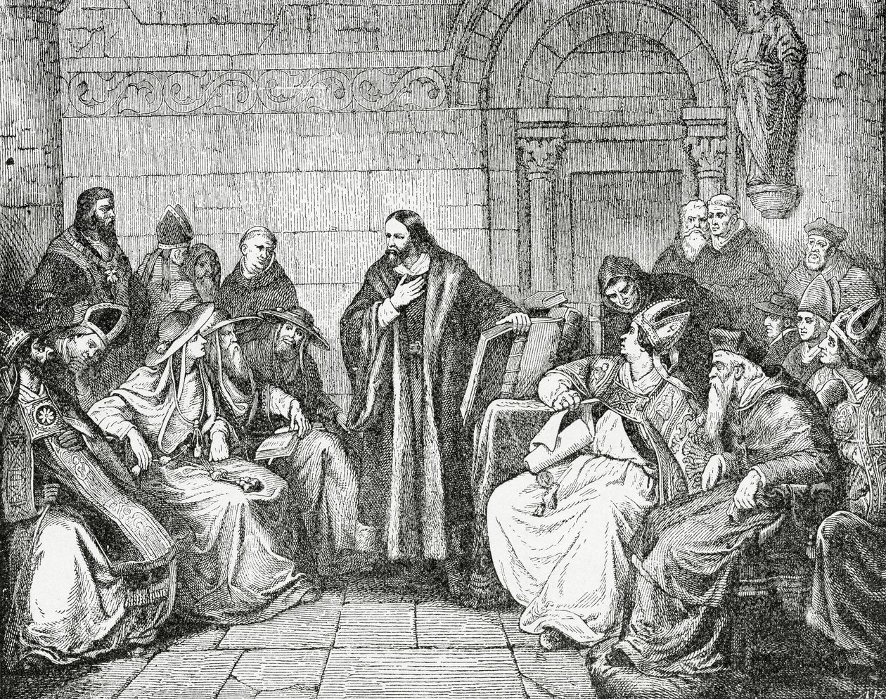 Huss for rådet, 1882 av English School