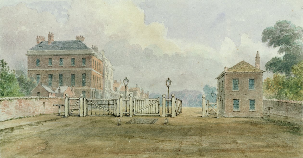 Hyde Park Corner Turnpike, 1785 av English School