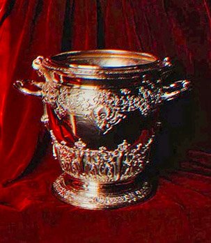 Isspann med armene til 1. jarl av Bristol av Rollo, 1715-20 (sølv) av English School