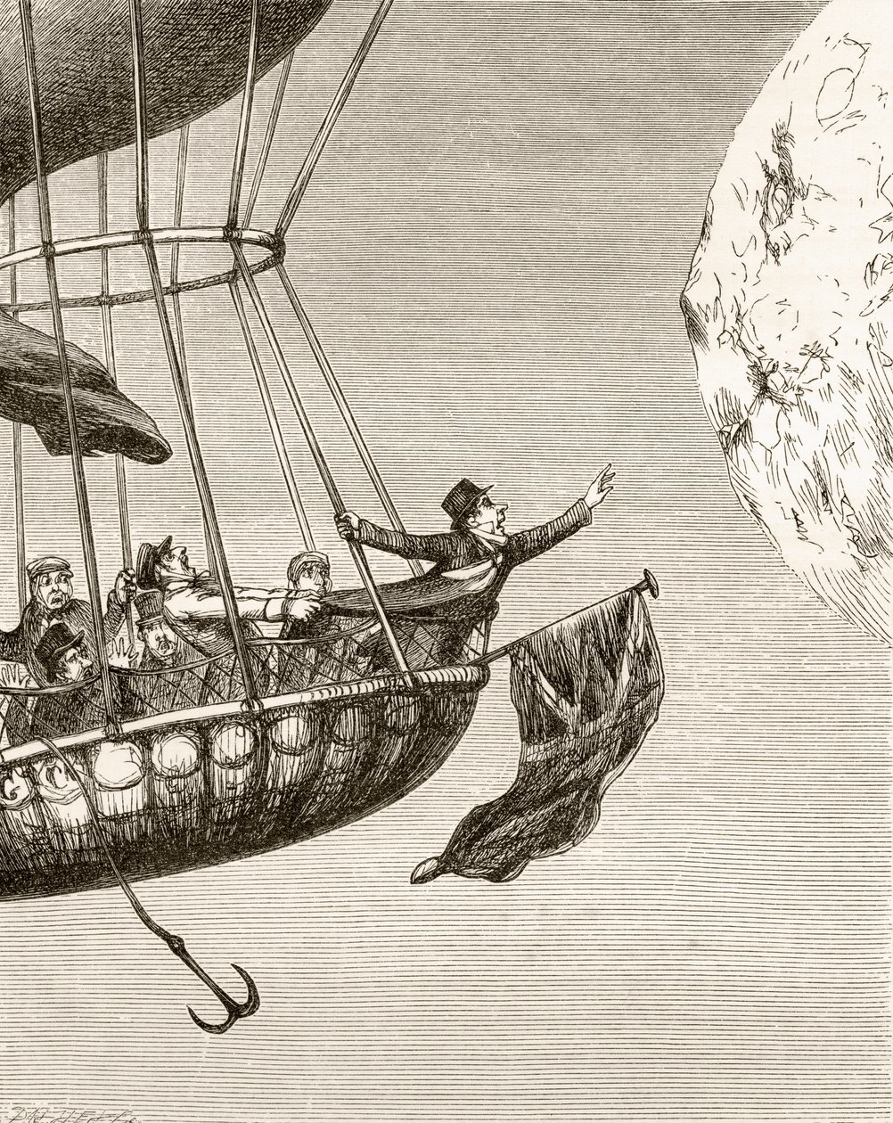 Illustrasjon av George Cruikshank for diktet 