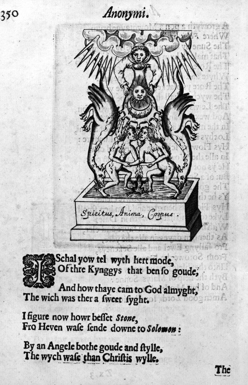 Illustrasjon fra Theatrum Chemicum Britannicum av Elias Ashmole, først utgitt i 1652 av English School