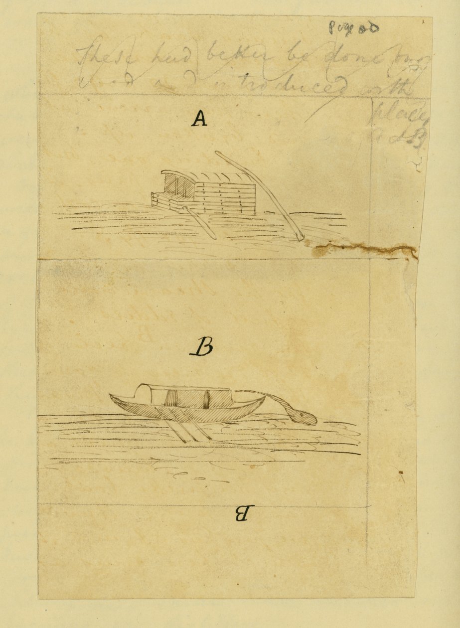 Illustrasjon fra, brev skrevet, på en reise til de vestlige delene av USA..., av Elias Fordham Pym, 1818 (se også 332331) av English School