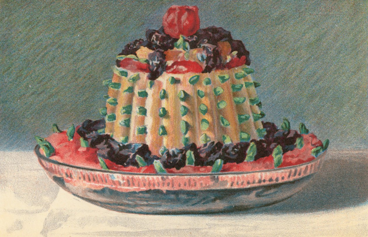 Imperial Tipsy Cake (fargelitografi) av English School