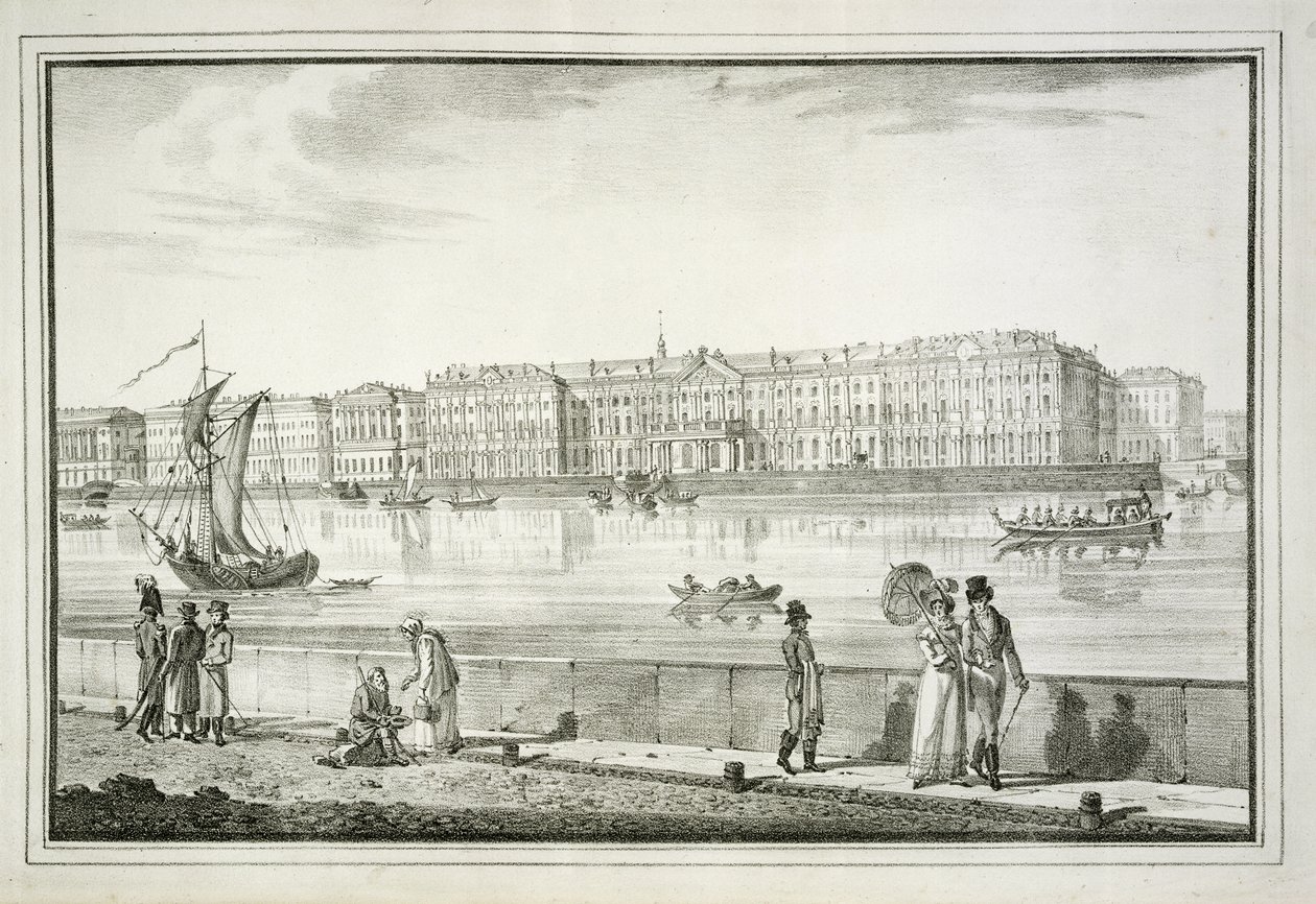 Det keiserlige vinterpalass, St. Petersburg av English School