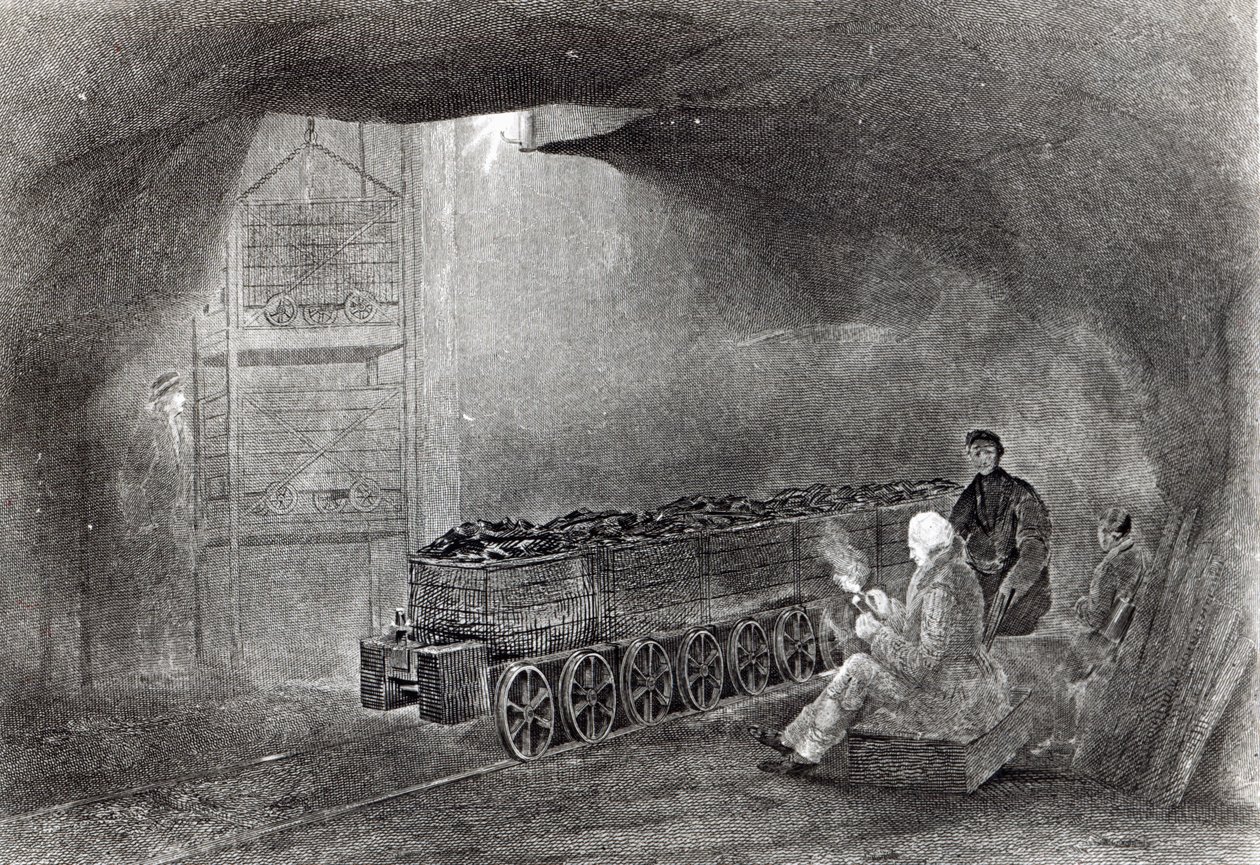 In the Coal Mine, illustrasjon fra 