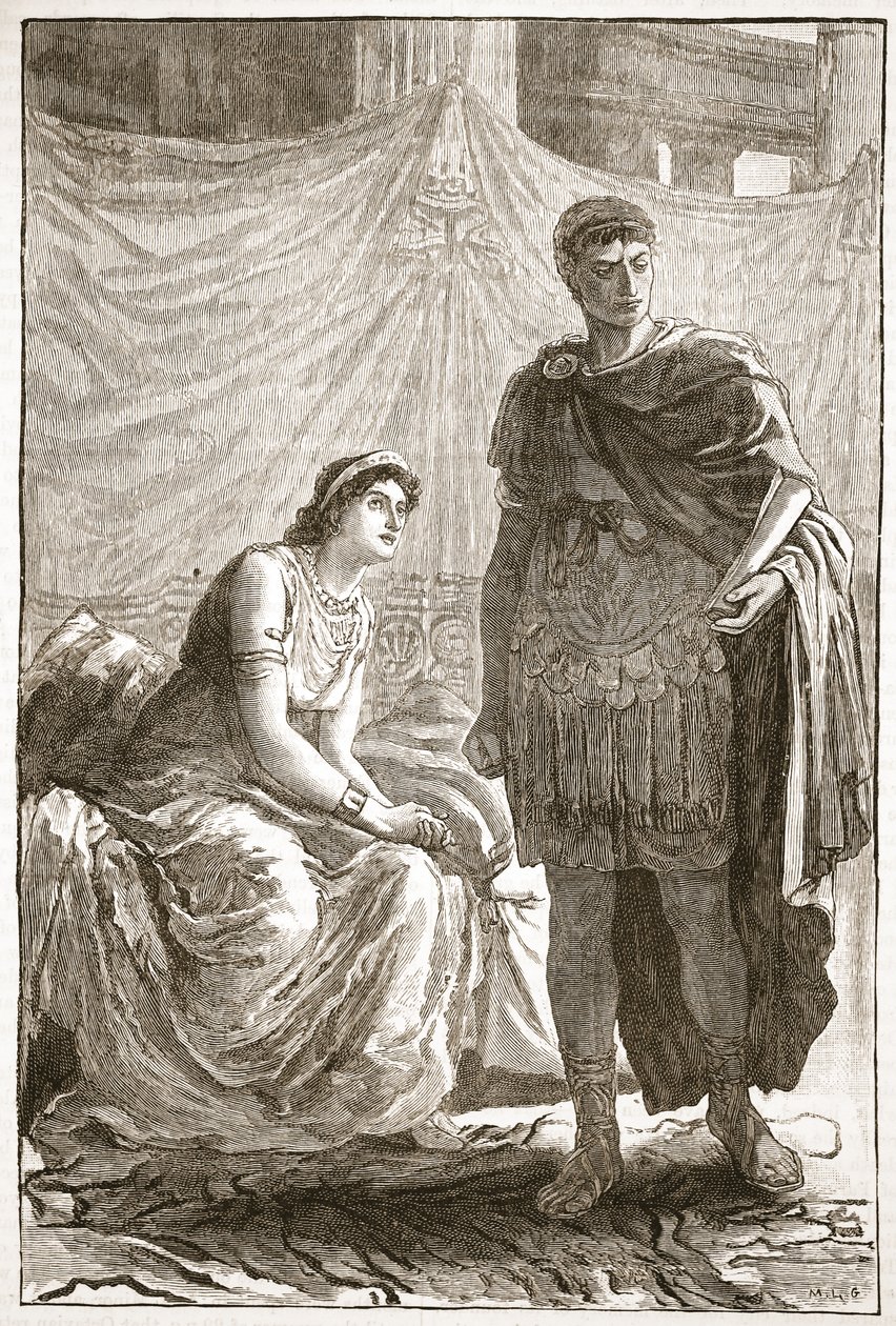 Intervju mellom Octavian og Cleopatra av English School