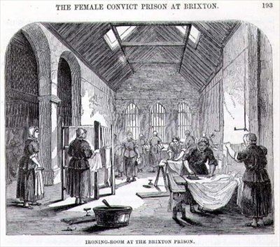 Ironing-Room at the Brixton Prison, fra 