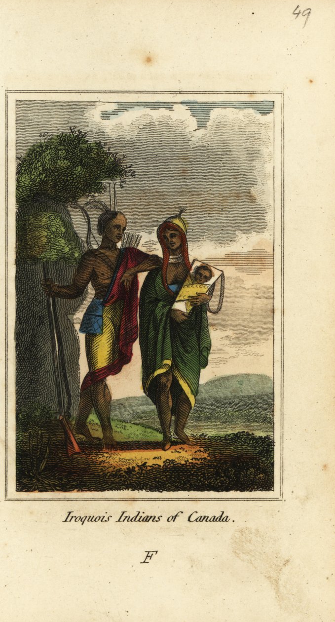 Iroquois-indianere i Canada av English School