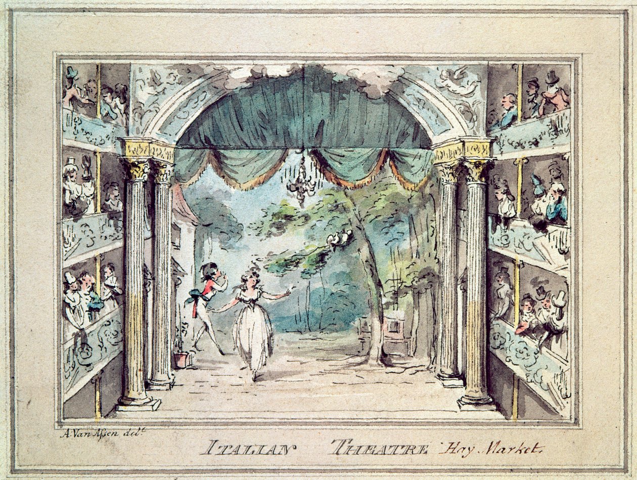 Italiensk teater, Haymarket av English School
