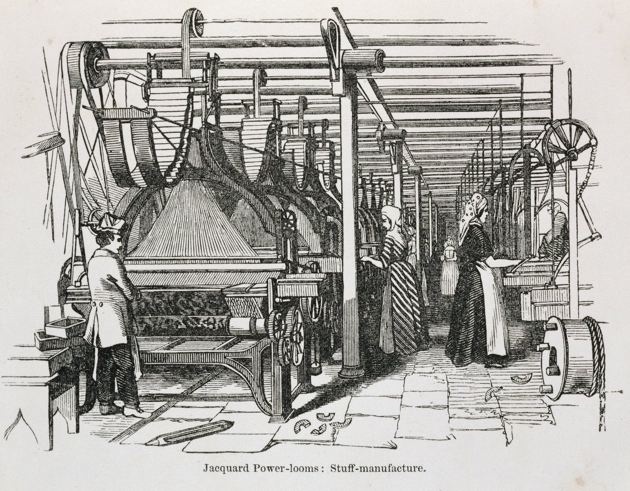 Jacquard Power Looms av English School