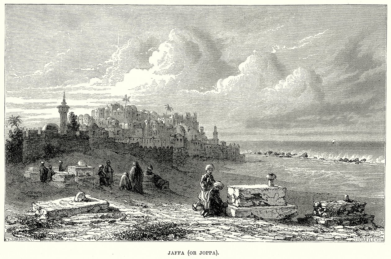Jaffa (eller Joppa) (gravering) av English School