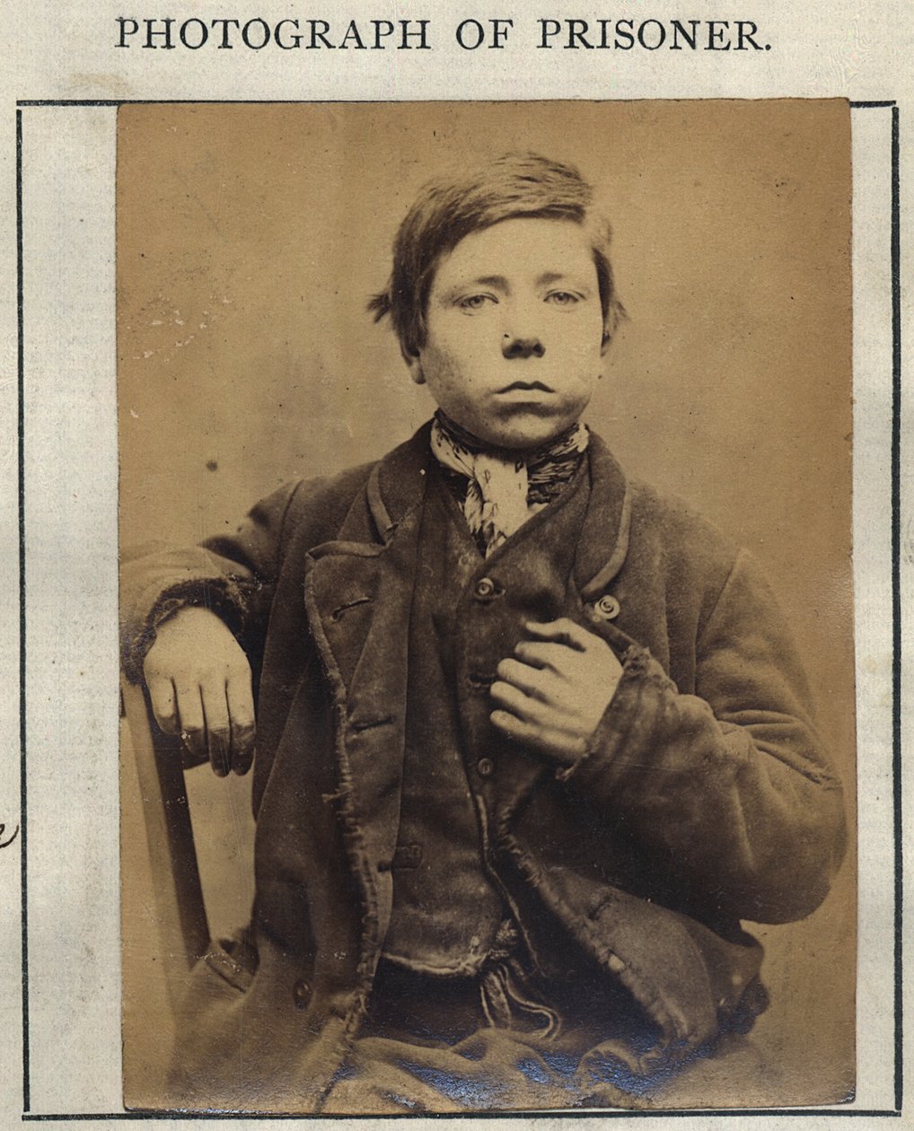 James Donnelley, ca. 1870 (sepia-bilde) av English School