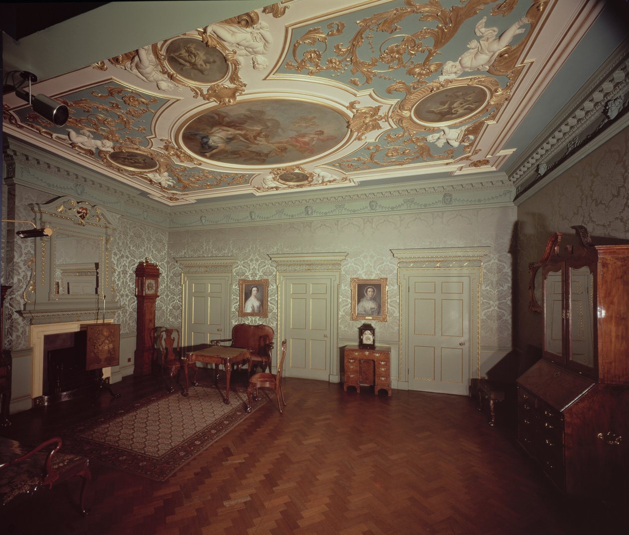 James Gibbs salong fra Henrietta Place, ca. 1728 av English School