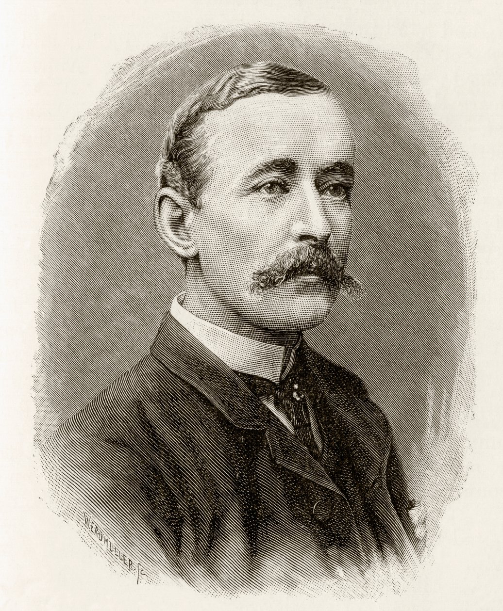 James Sligo Jameson, 1890 (tregravering) av English School