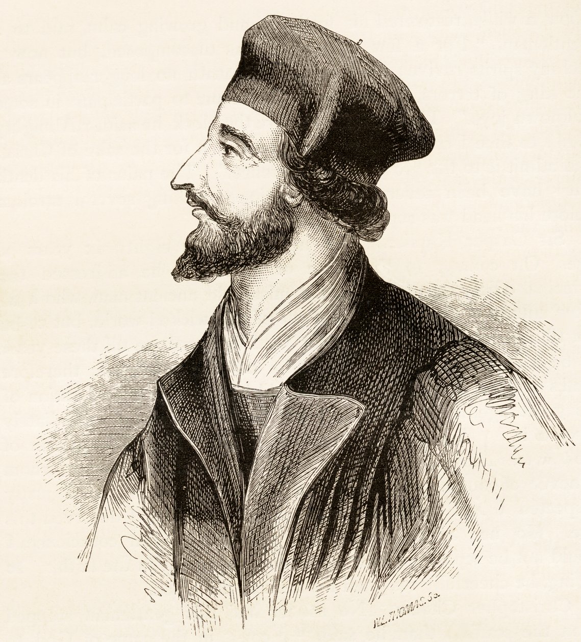 Jan Hus, c.1865 av English School