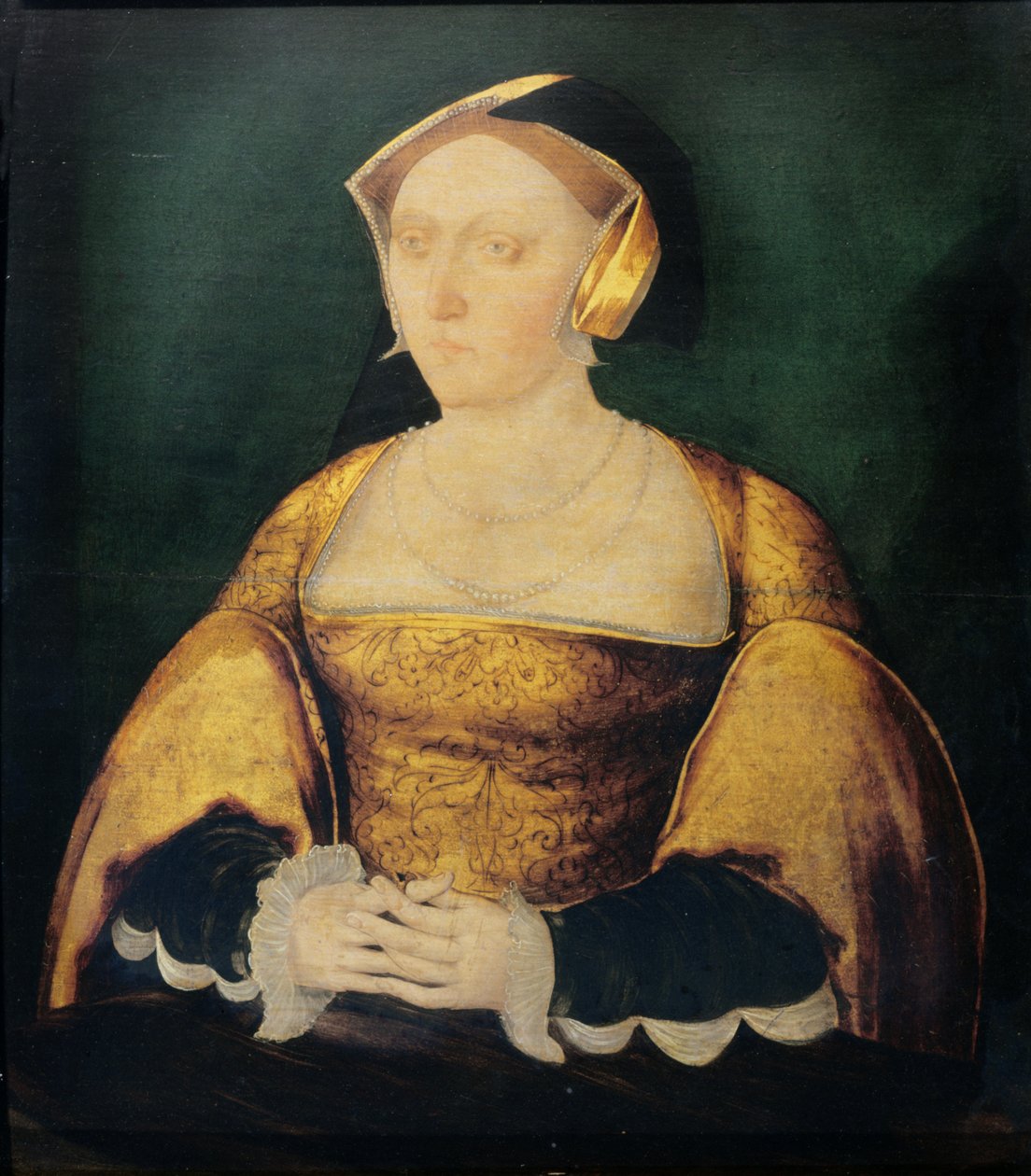 Jane Seymour (1508/9-1537) ca. 1536 (olje på panel) av English School