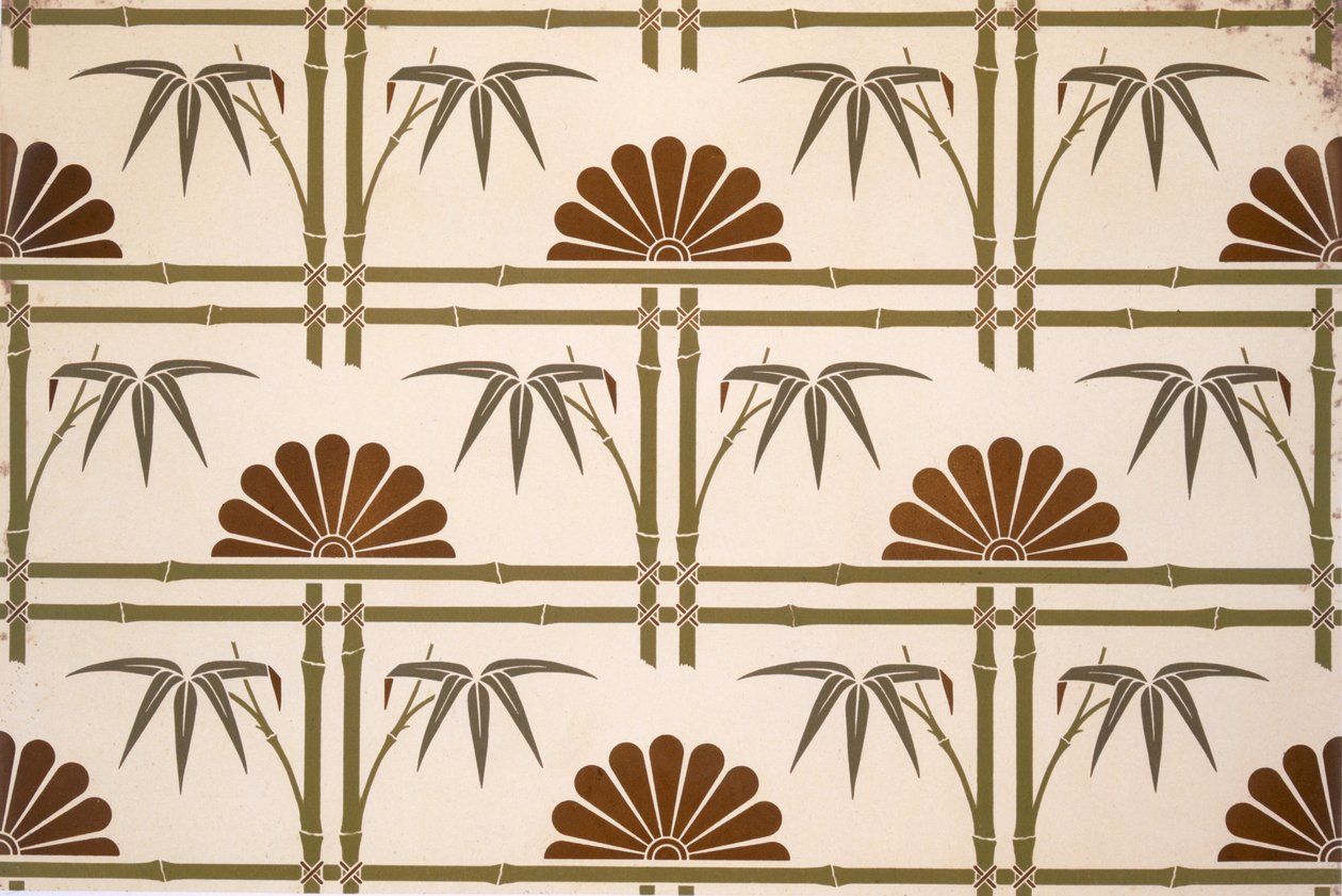 Japanese Ornament, fra The Practical Decorator and Ornamentalist, 1892 av English School