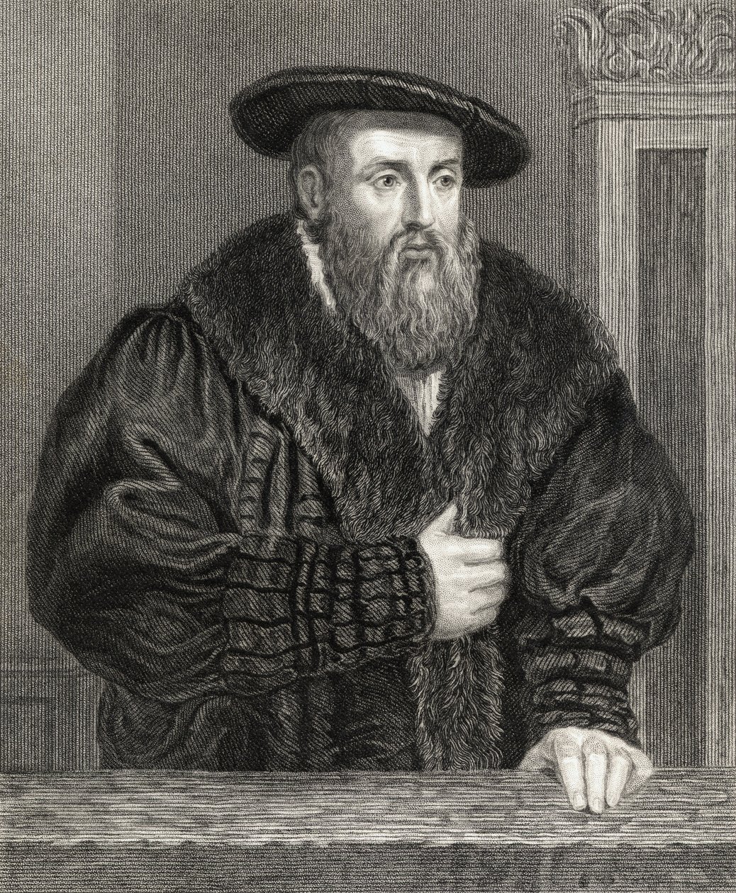 Johannes Kepler (1571-1630) fra Gallery of Portraits, utgitt i 1833 av English School