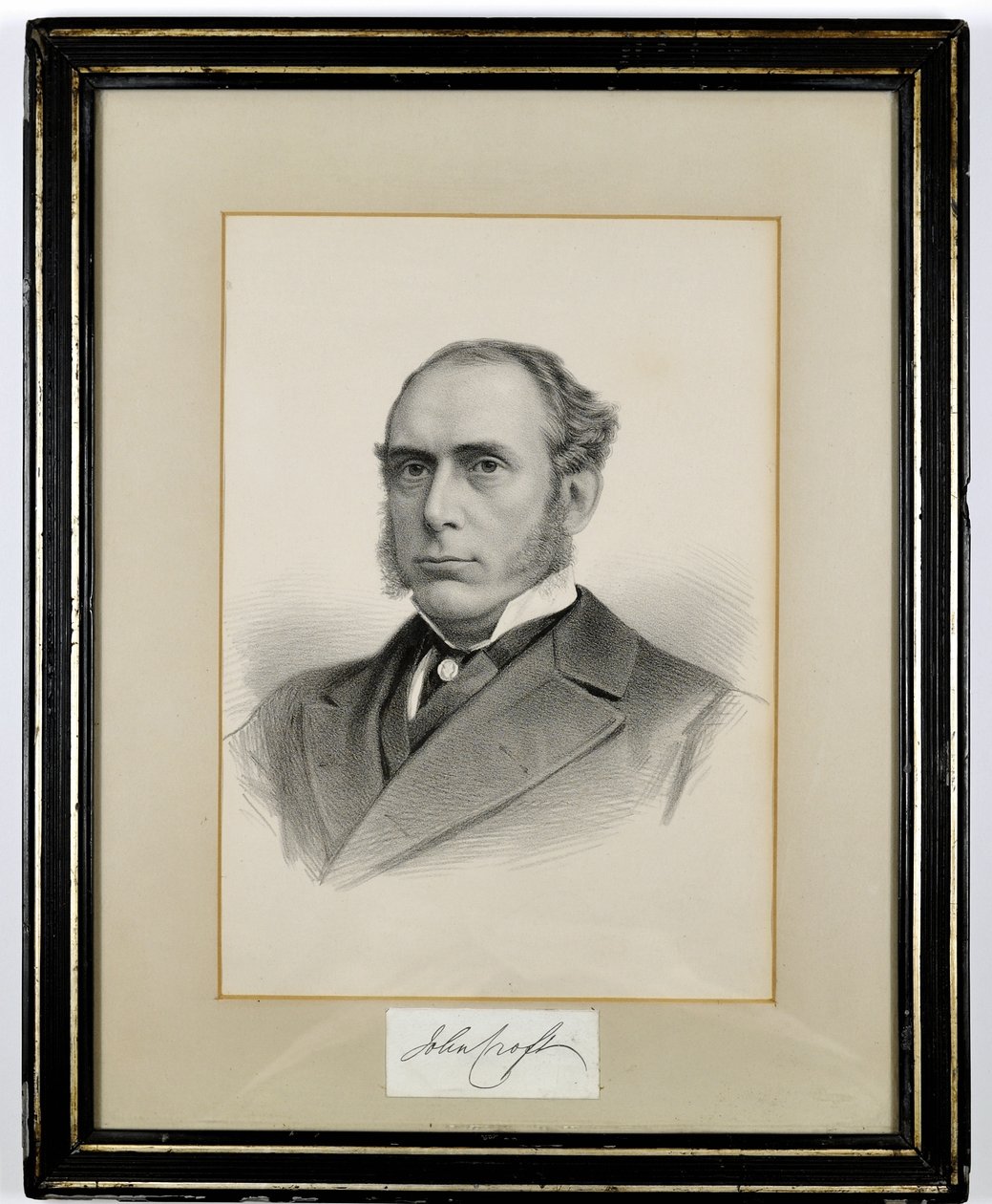 John Croft (innrammet trykk) av English School